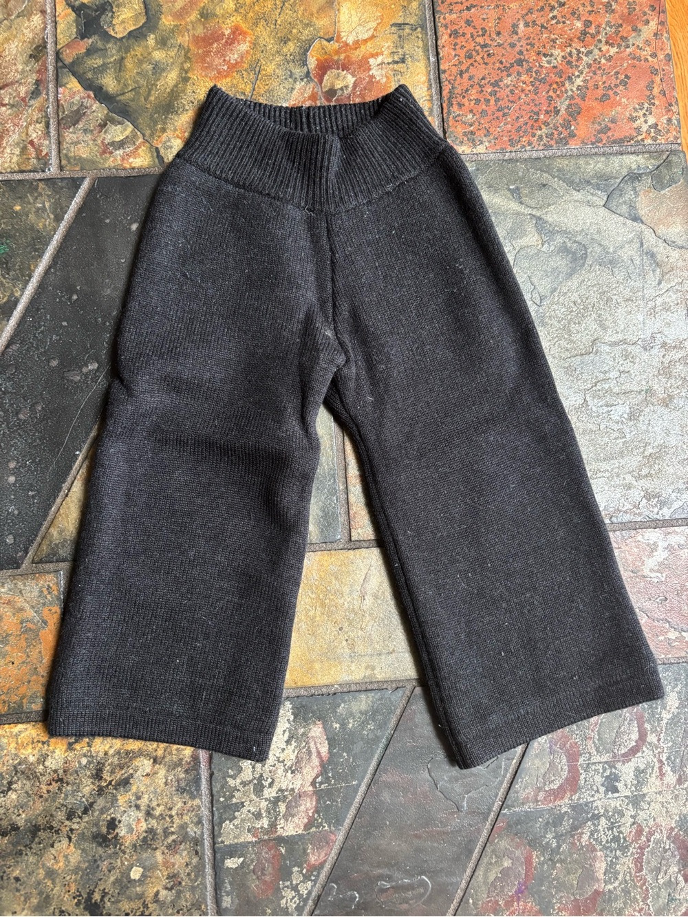 Sloomb Sustainablebabyish Merino Wool Longies – Black – Size Large
